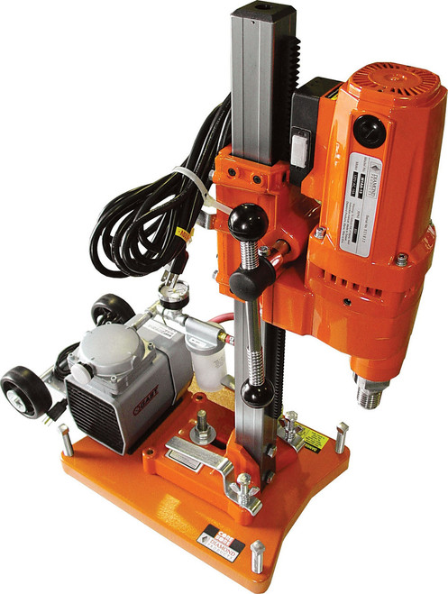 M1AA Portable Core Rig - 12 amp 220V - Complete rig with add-on vacuum base and vacuum pump