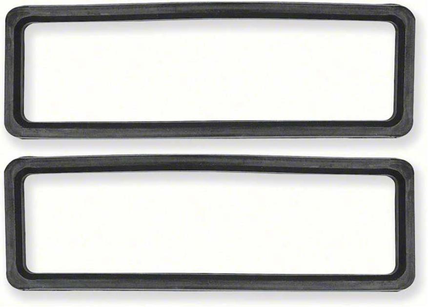 1970-72 Chevy Nova, Tail Lamp Bezel to Body Gaskets, Molded Rubber, Pair