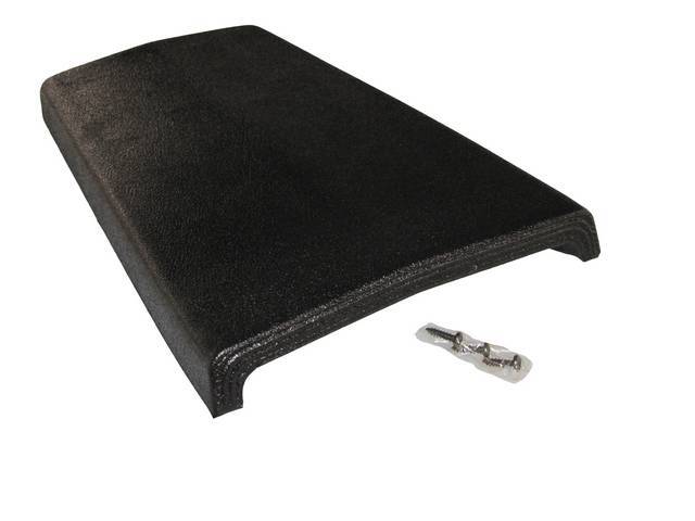 Console Glove Box Lid, Black