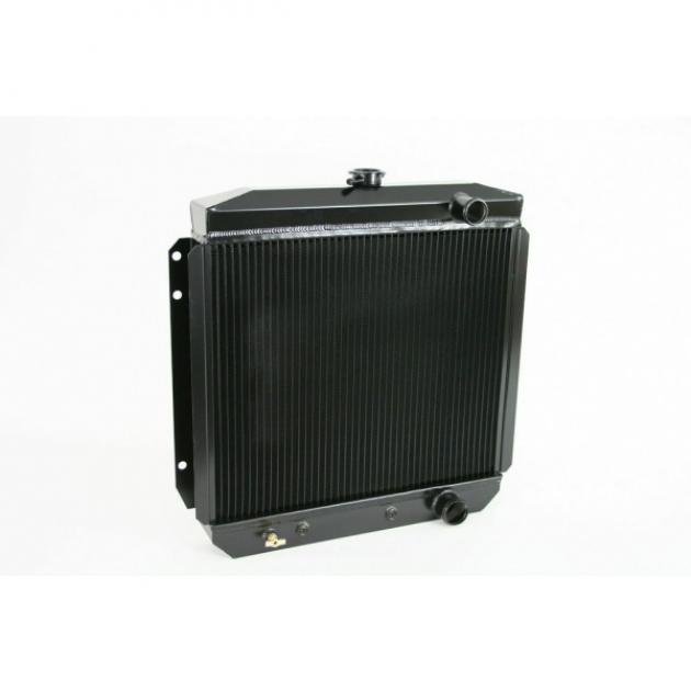 Ford Mustang Direct Fit™ Aluminum Radiator For Manual Transmission,1967-1970