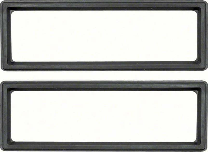 1968-69 Chevy II, Nova, Molded Rubber Tail Lamp Bezel to Body Gaskets, Pair