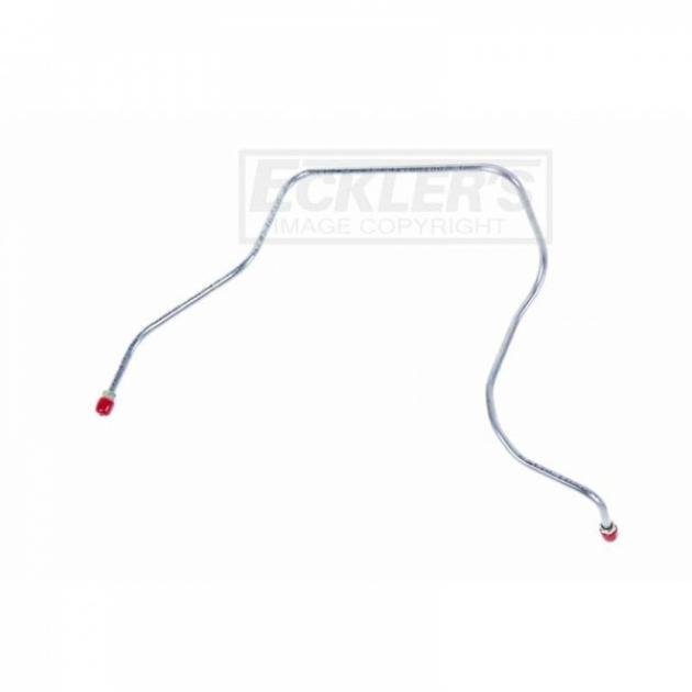 Nova Pump To Carburetor Line, Four Barrel, V8, Steel 1973-1974