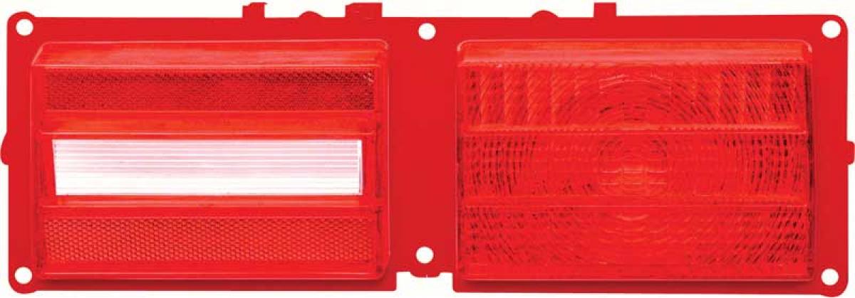 1975-79 Chevy Nova, Tail Light Lens, RH Passenger Side, except Concourse Models
