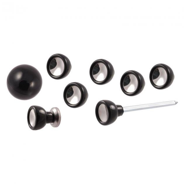 Dennis Carpenter Dash Knob Set - Crestliner - 1950 Ford Car 0A-9270-DS