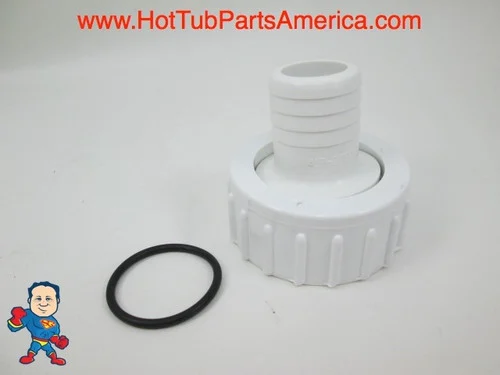 1″ FTB x 1″ Barb Spa Pump Union with O-Ring – Fits Waterway Tiny Might & Compatible Pumps
