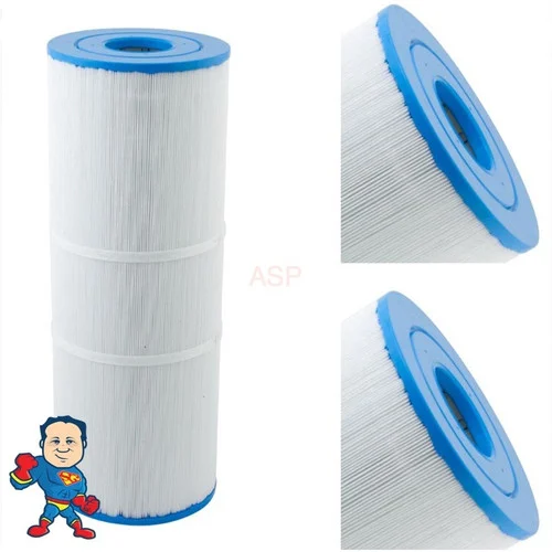 100 Sq Ft Spa Filter Cartridge 17 13/16″ x 6-9/16″ 2 3/8″ Opening H2O Four Winds Waterway
