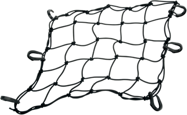 DRAG SPECIALTIES Cargo Net - 15" x 15" - 6 Hook 10-6099BPOM