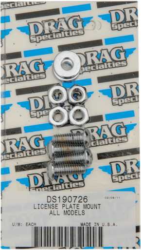 DRAG SPECIALTIES Socket Head License Plate Mount MK190