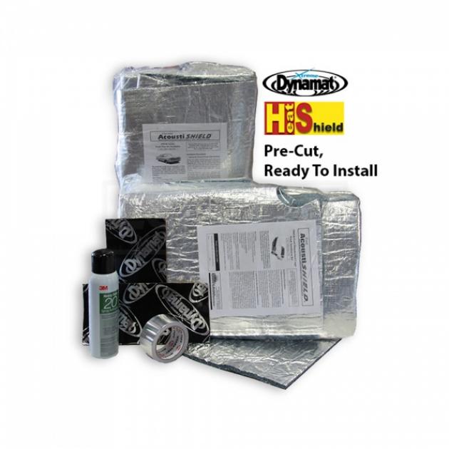 Quiet Ride Insulation, Rear Floor Kit, Coupe| CORV 8496-CRFK Corvette 1984-1996