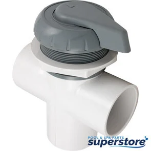 11-4000GRY Balboa Hydro Air Diverter Valve Hydroflow 2 3-Way Gray