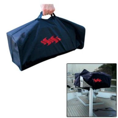 11″ Midnight Blue Boat Outdoor Grill Duffel Style Cover