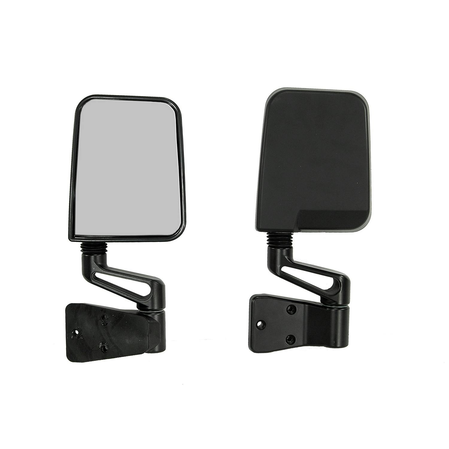 Rugged Ridge 7694 Mirror Pair Black; 87-02 Jeep Wrangler YJ/TJ