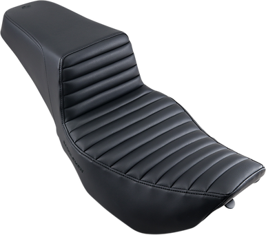 SADDLEMEN Step Up Seat - Tuck and Roll - Black - FLHR/FLHX 897-06-171