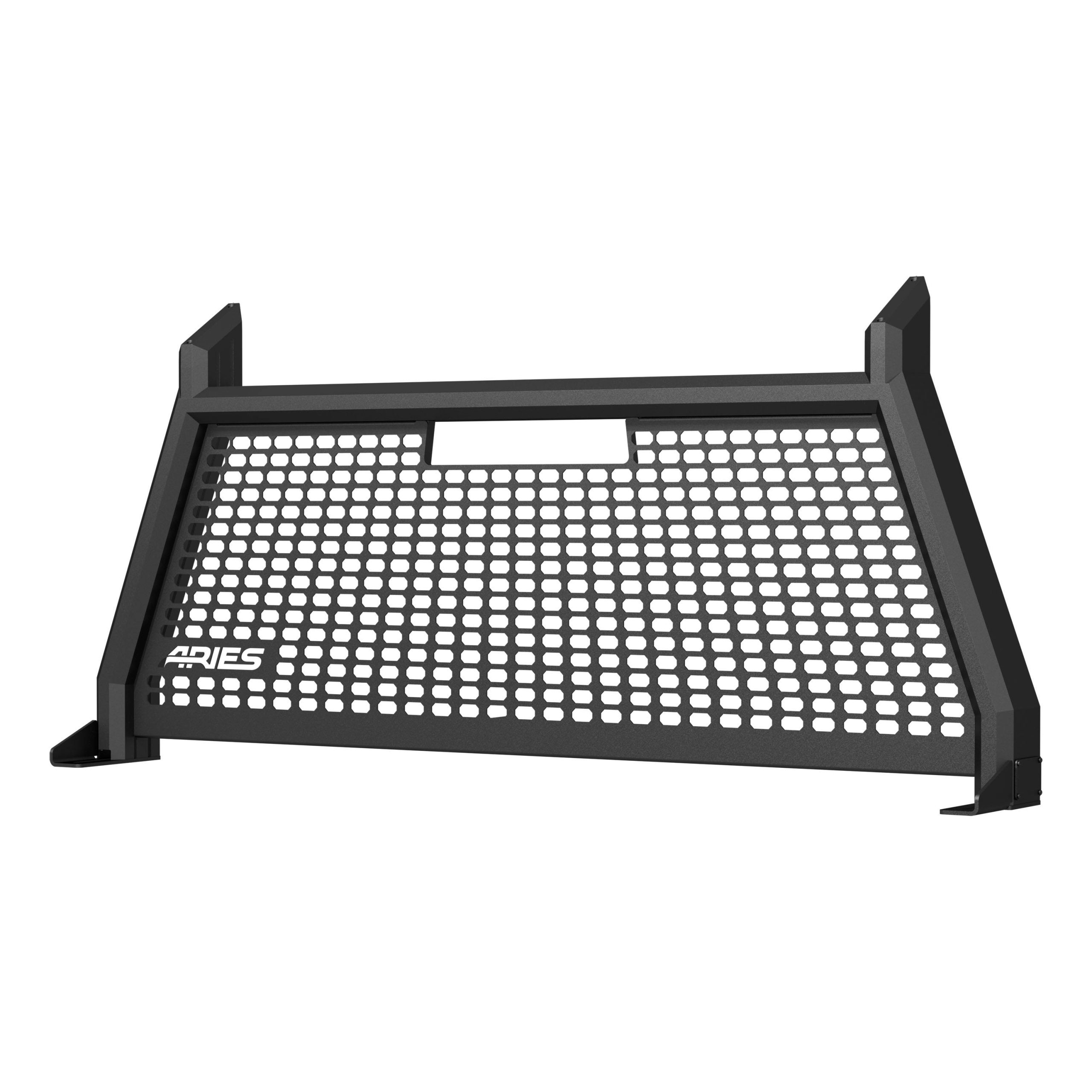 ARIES 1110103 AdvantEDGE Black Aluminum Headache Rack; Select Ford F-250; F-350 Super Duty