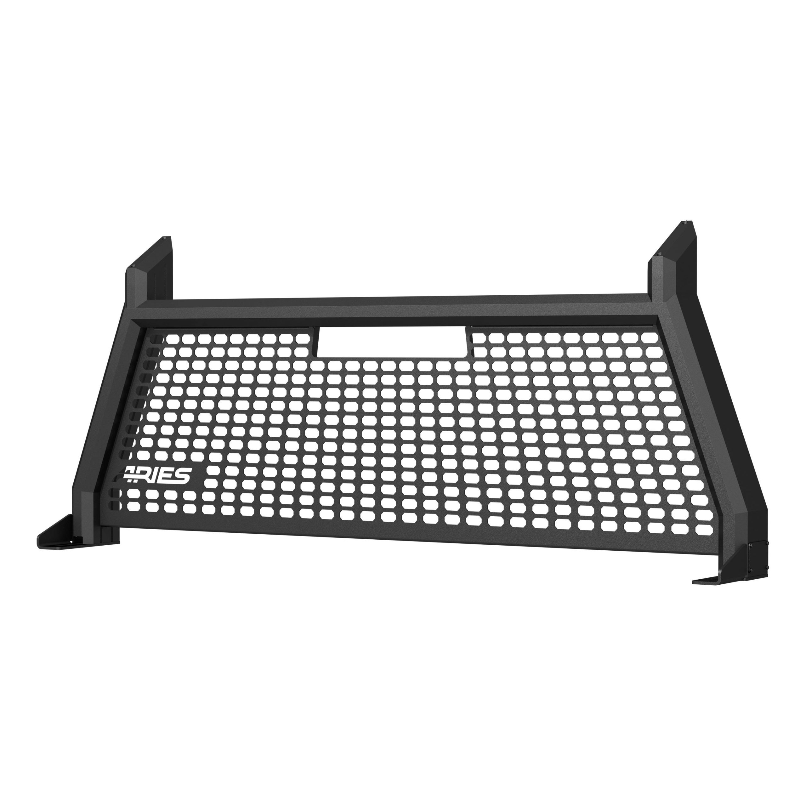 ARIES 1110104 AdvantEDGE Black Aluminum Headache Rack; Select Chevrolet Silverado; GMC Sierra