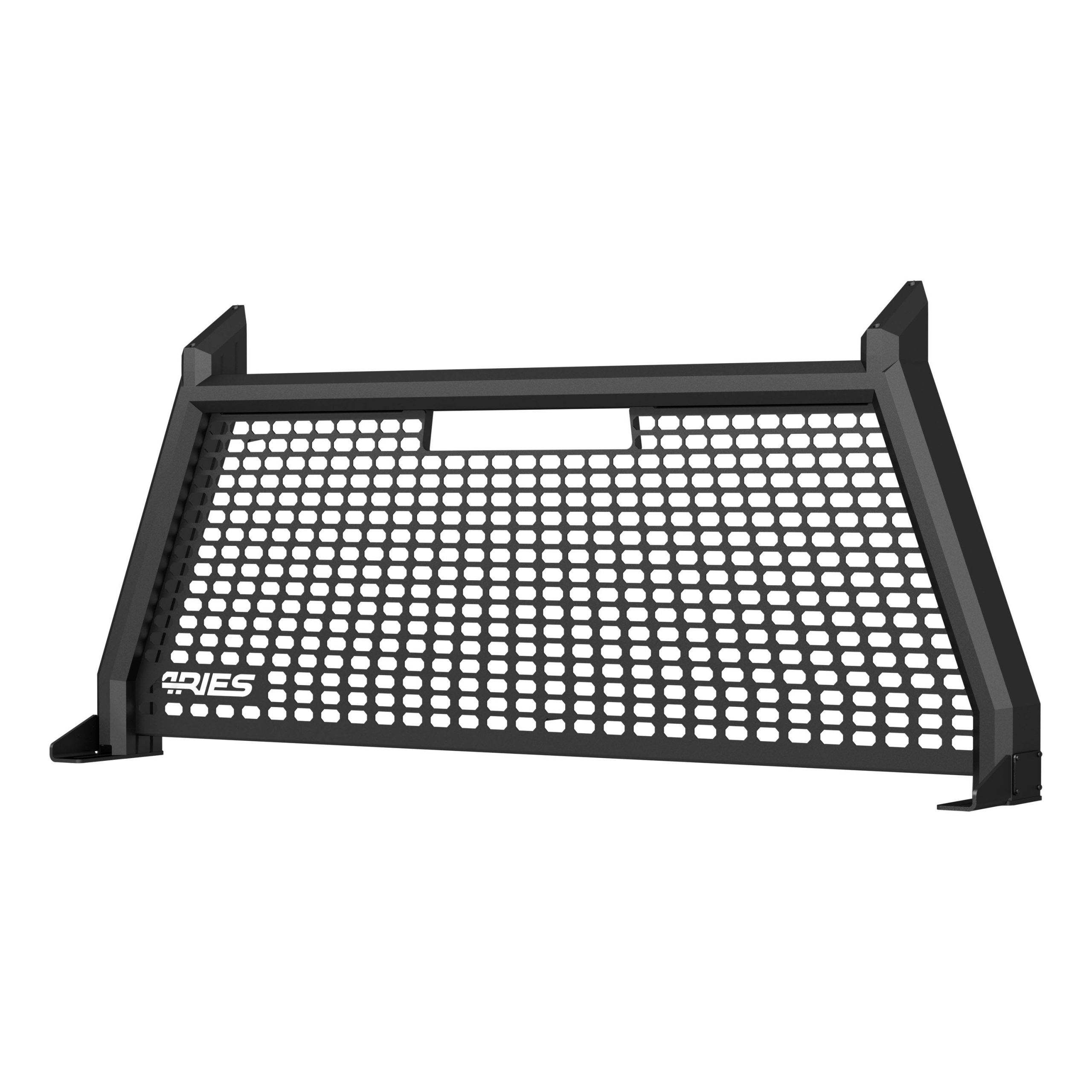 ARIES 1110107 AdvantEDGE Black Aluminum Headache Rack; Select Ford F-250; F-350 Super Duty