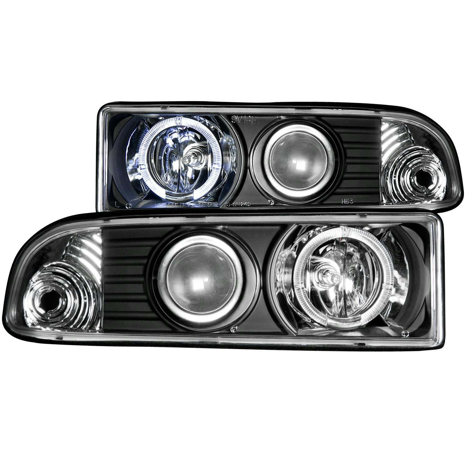 AnzoUSA 111015 Projector Headlight Set w/Halo