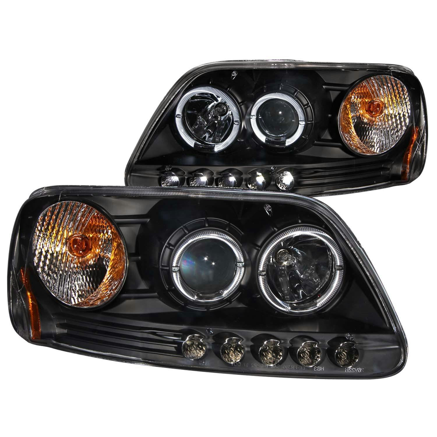 AnzoUSA 111031 Projector Headlight Set w/Halo