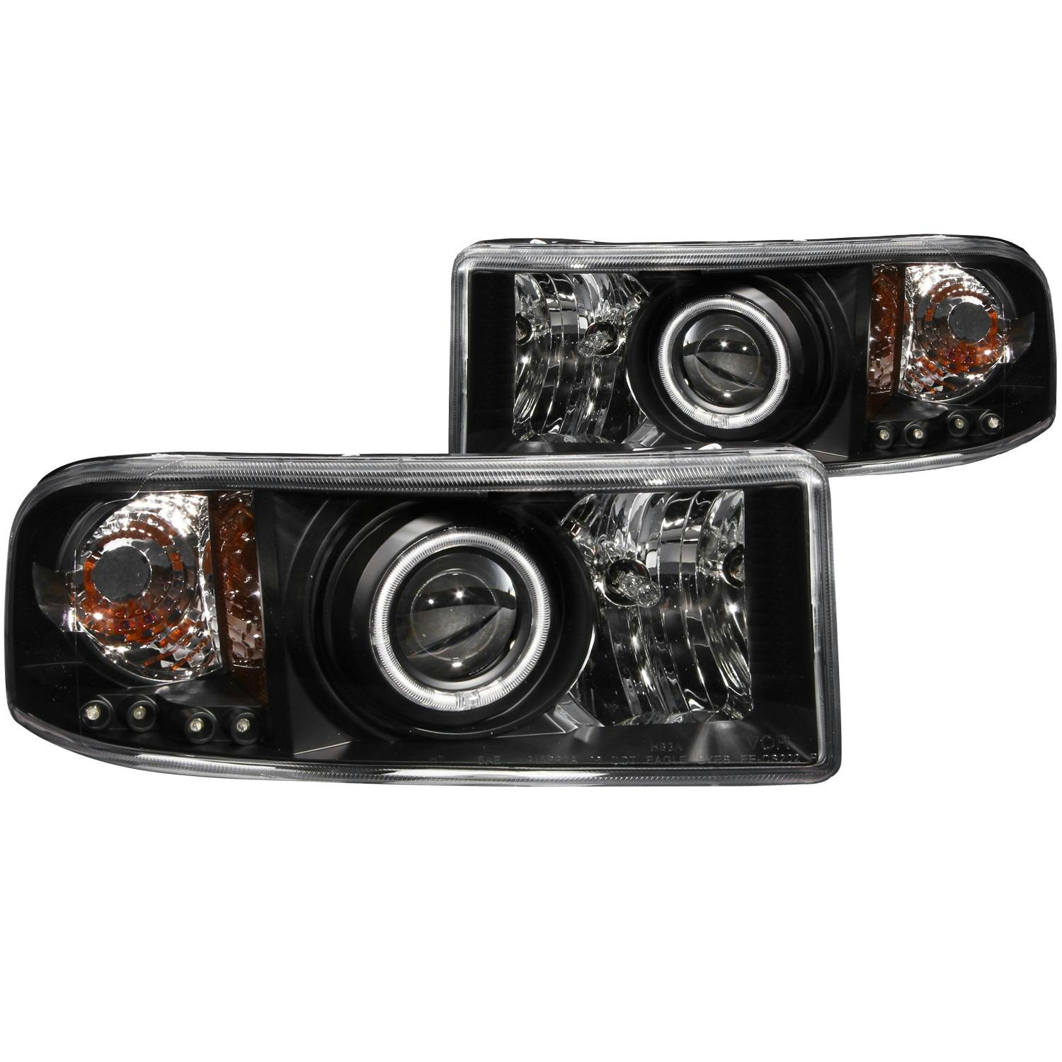 AnzoUSA 111065 Projector Headlight Set w/Halo