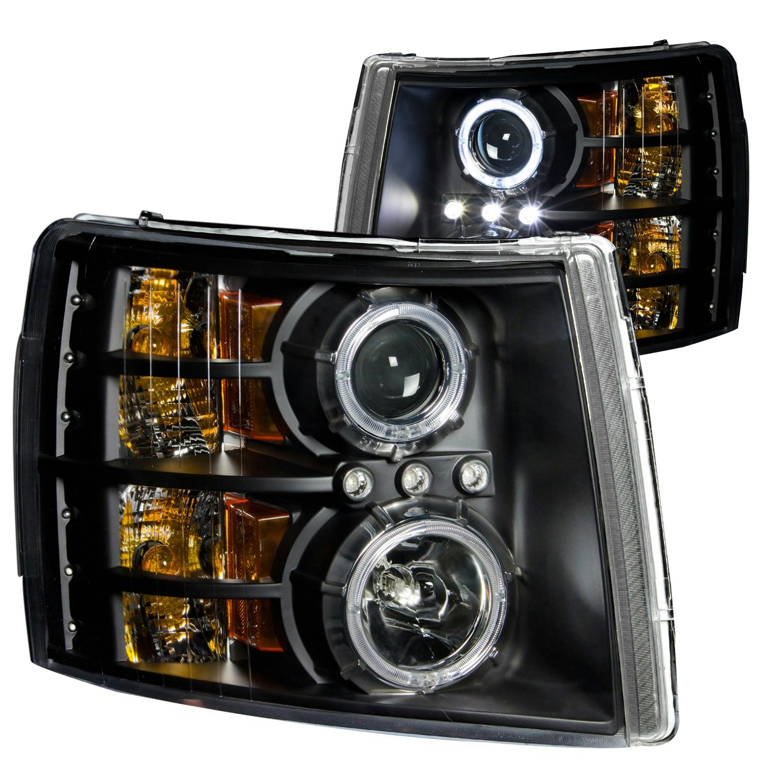 AnzoUSA 111107 Projector Headlight Set w/Halo