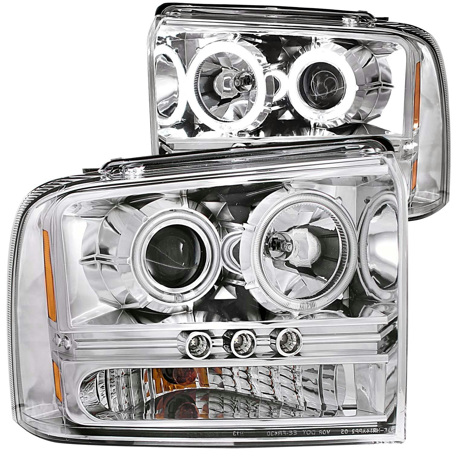 AnzoUSA 111118 Projector Headlight Set w/Halo