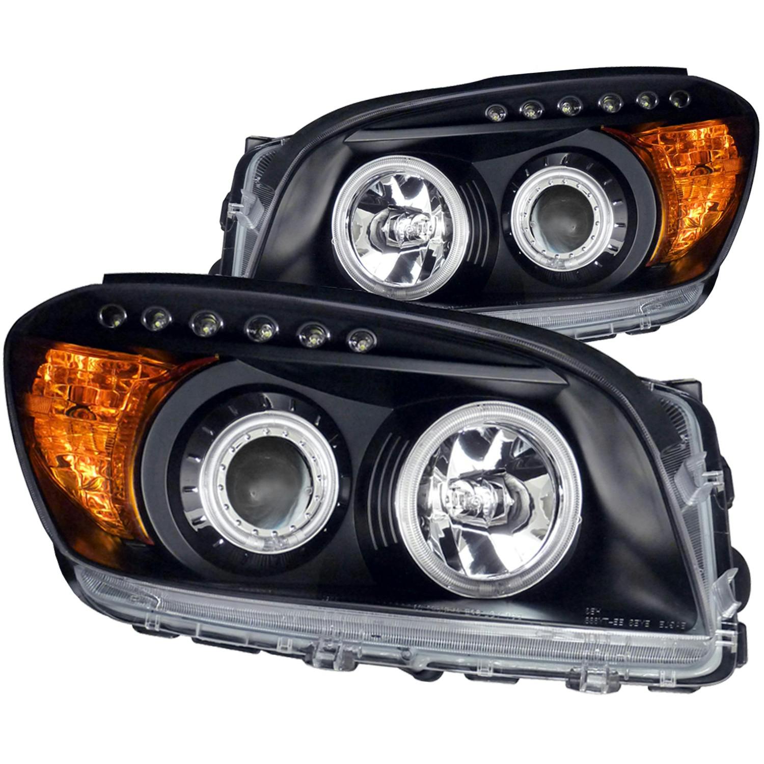 AnzoUSA 111120 Projector Headlight Set w/Halo