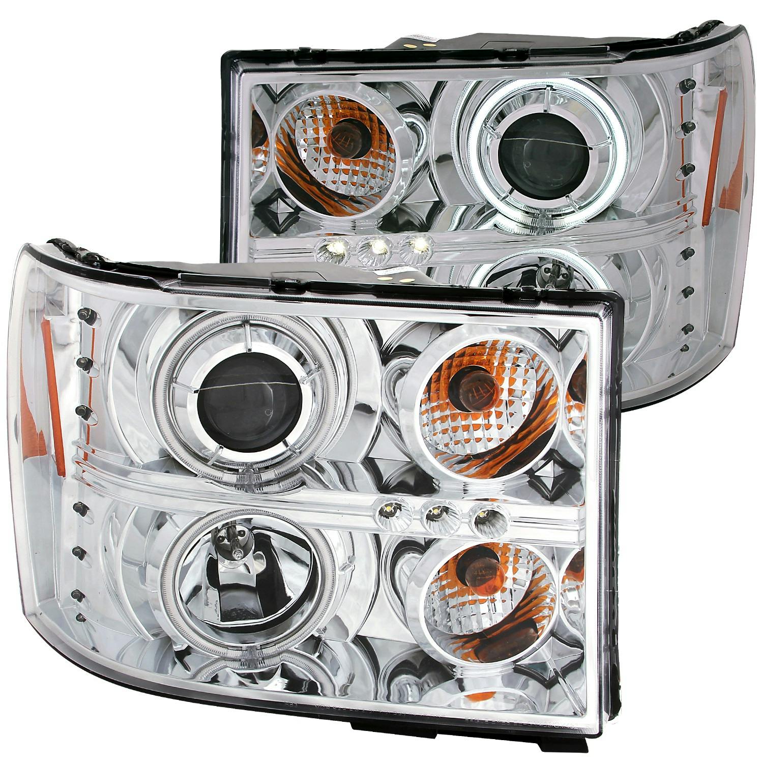 AnzoUSA 111126 Projector Headlight Set w/Halo
