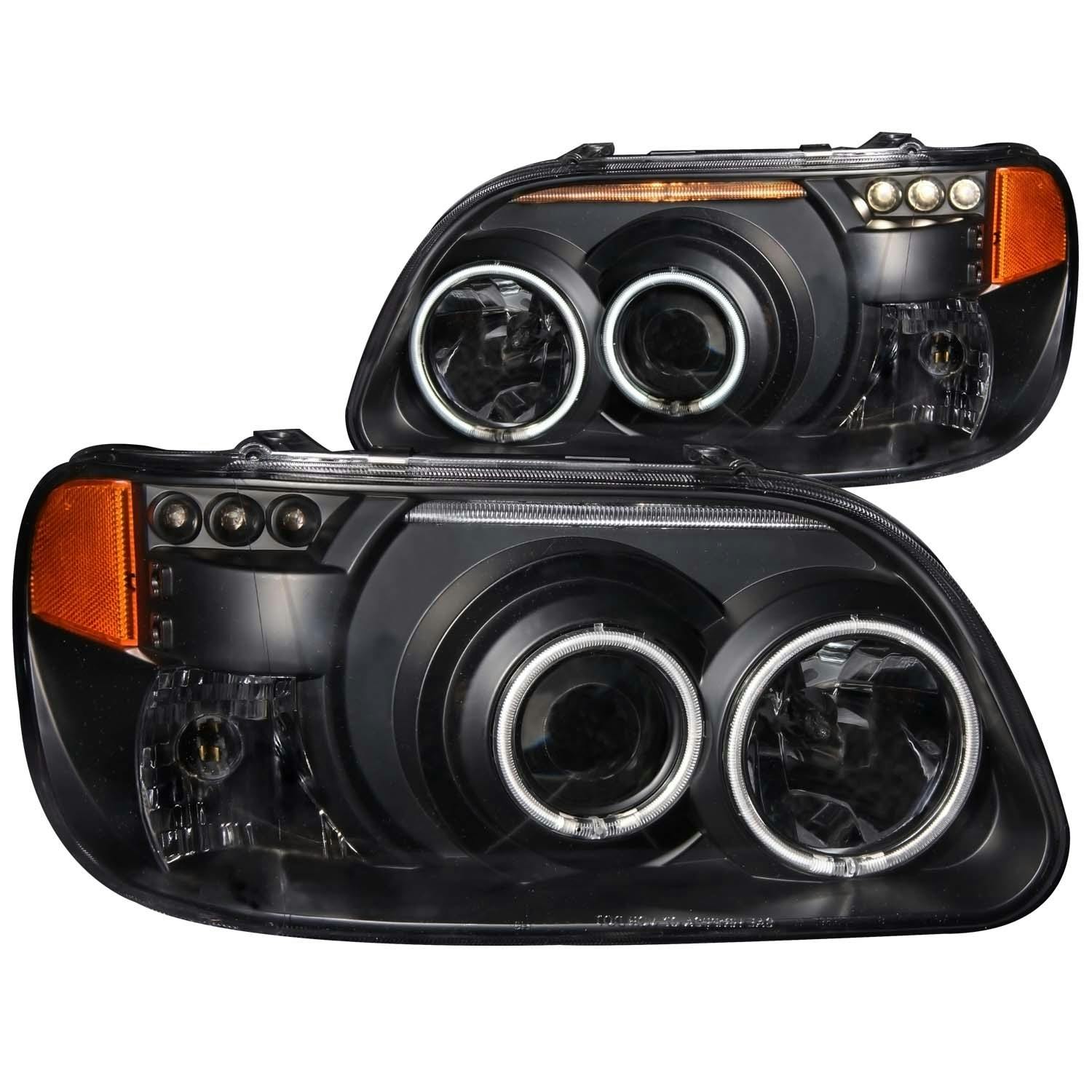 AnzoUSA 111132 Projector Headlight Set w/Halo