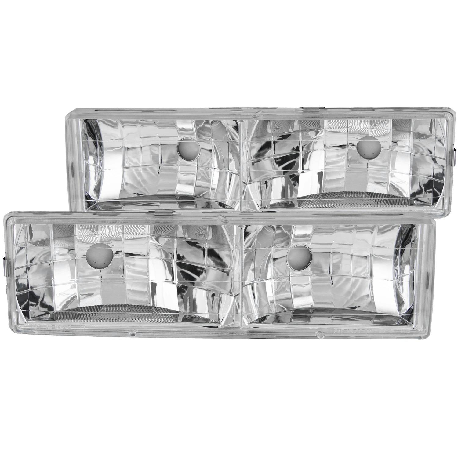 AnzoUSA 111136 Crystal Headlight Set