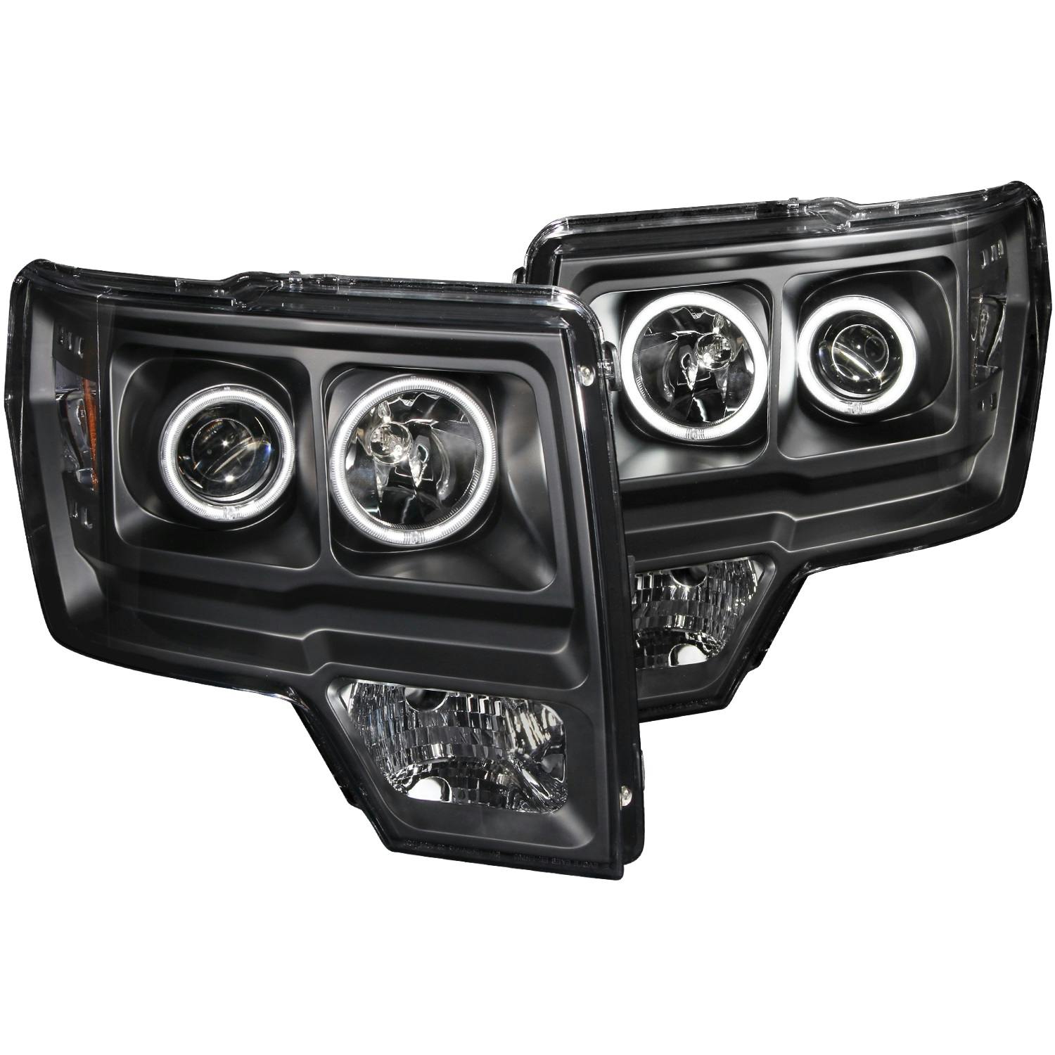 AnzoUSA 111161 Projector Headlight Set w/Halo