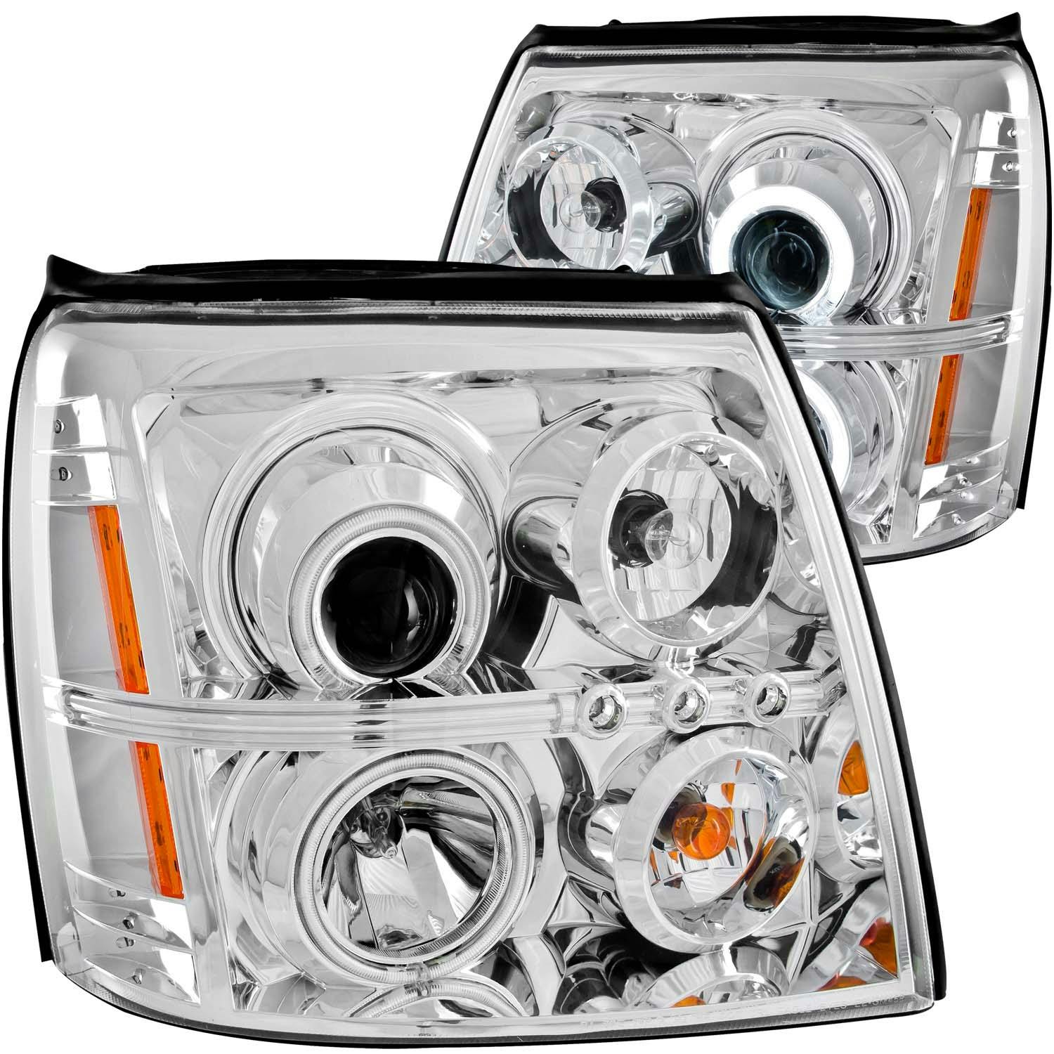 AnzoUSA 111176 Projector Headlight Set w/Halo
