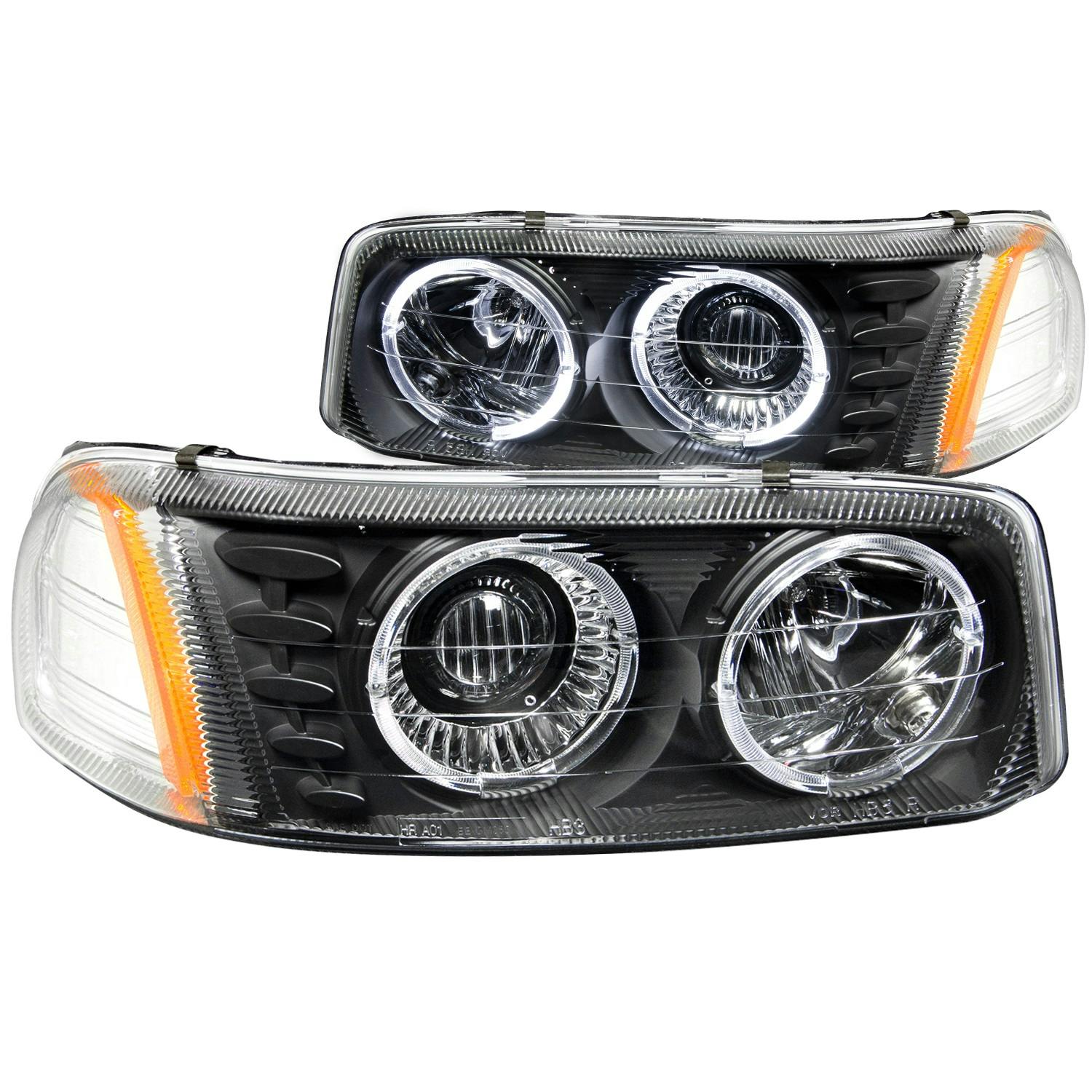 AnzoUSA 111192 Projector Headlight Set w/Halo