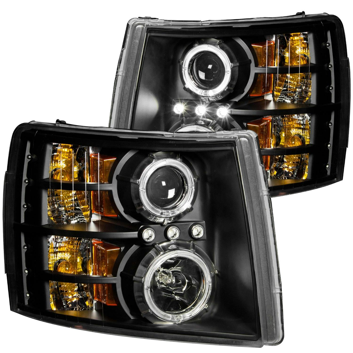 AnzoUSA 111200 Projector Headlight Set w/Halo