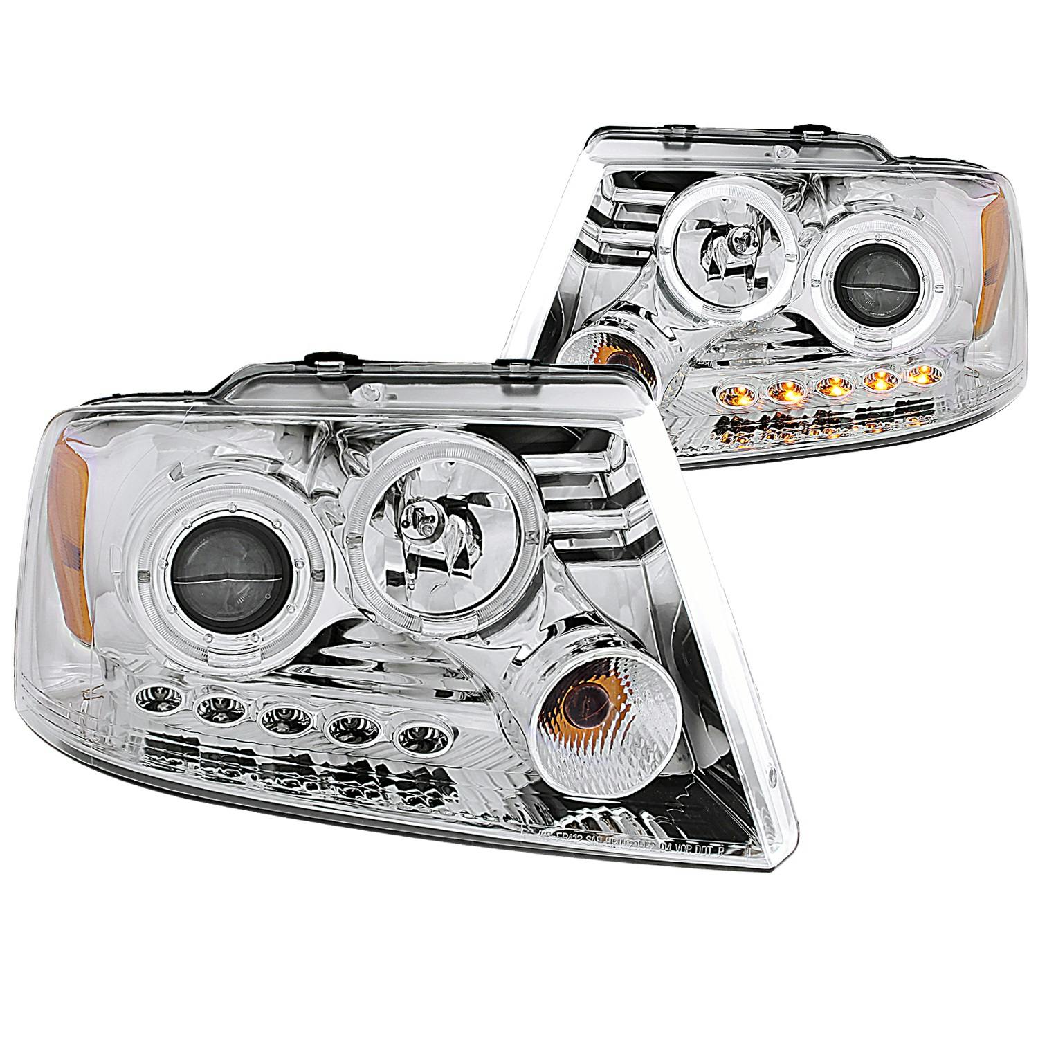 AnzoUSA 111203 Projector Headlight Set w/Halo