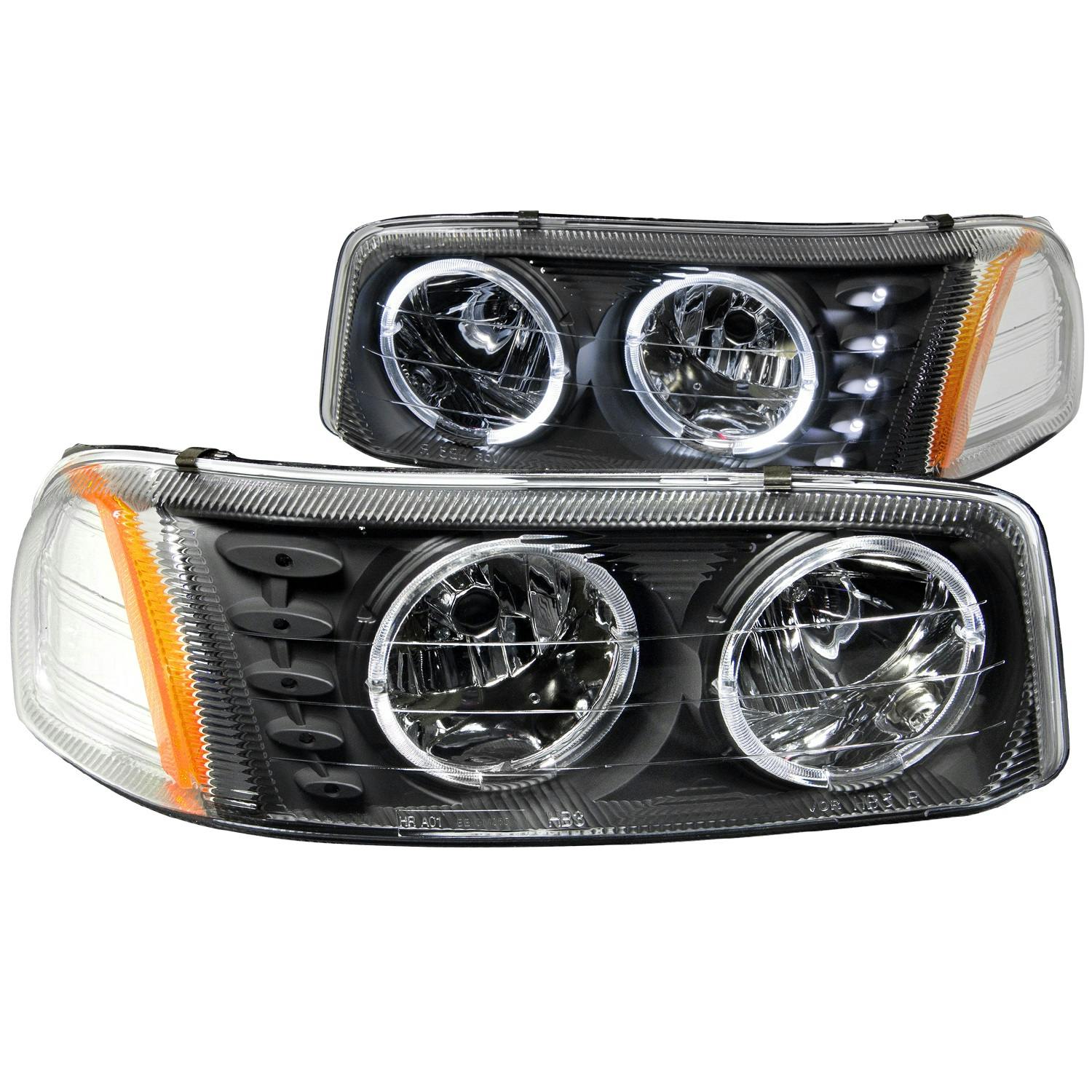 AnzoUSA 111207 Crystal Headlight Set w/Halo