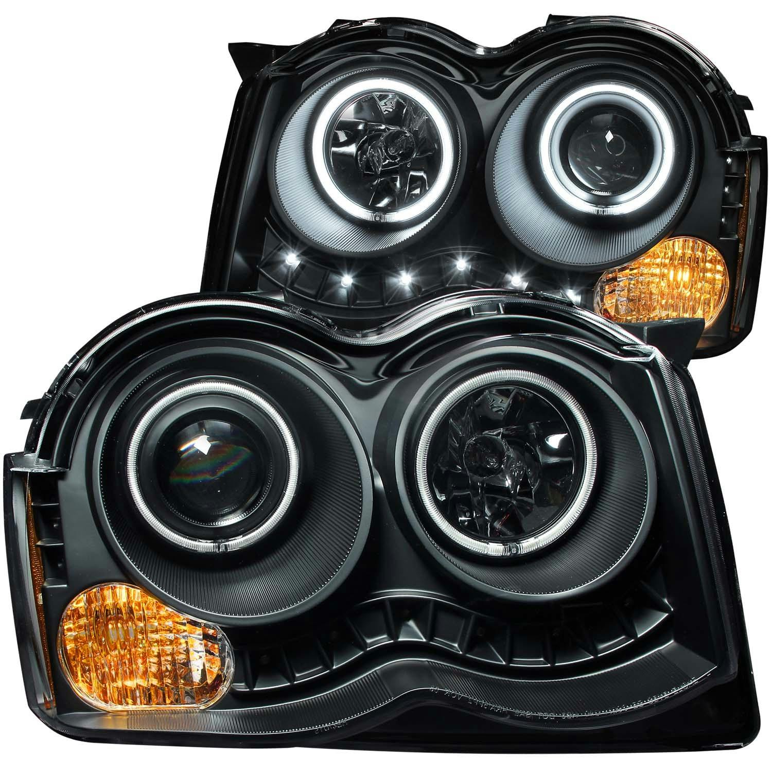 AnzoUSA 111213 Projector Headlight Set w/Halo