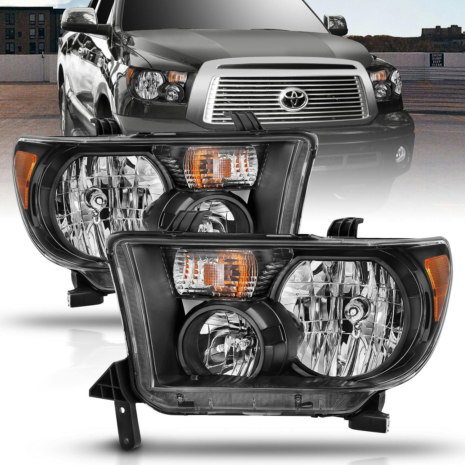 AnzoUSA 111436 Crystal Headlight Set