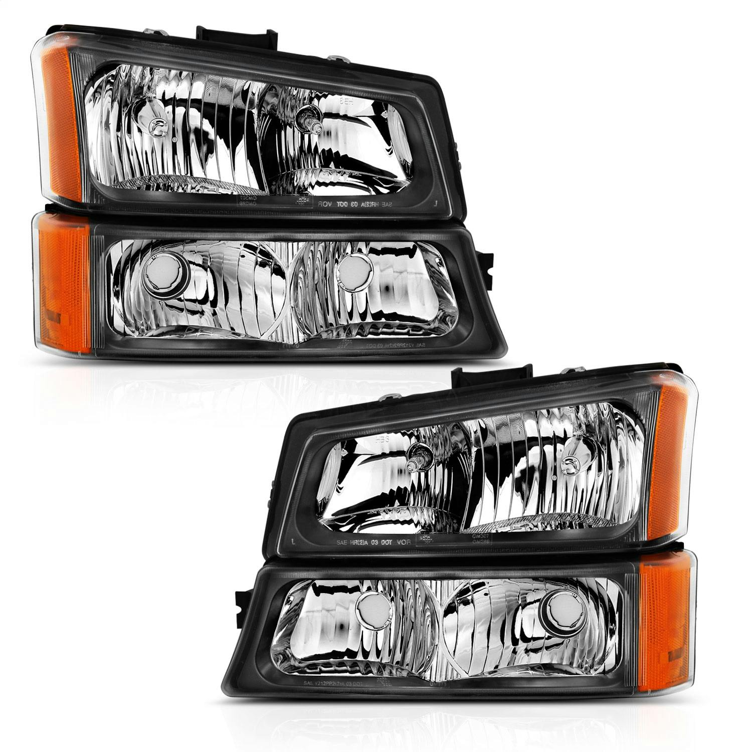 AnzoUSA 111452 Crystal Headlight Set