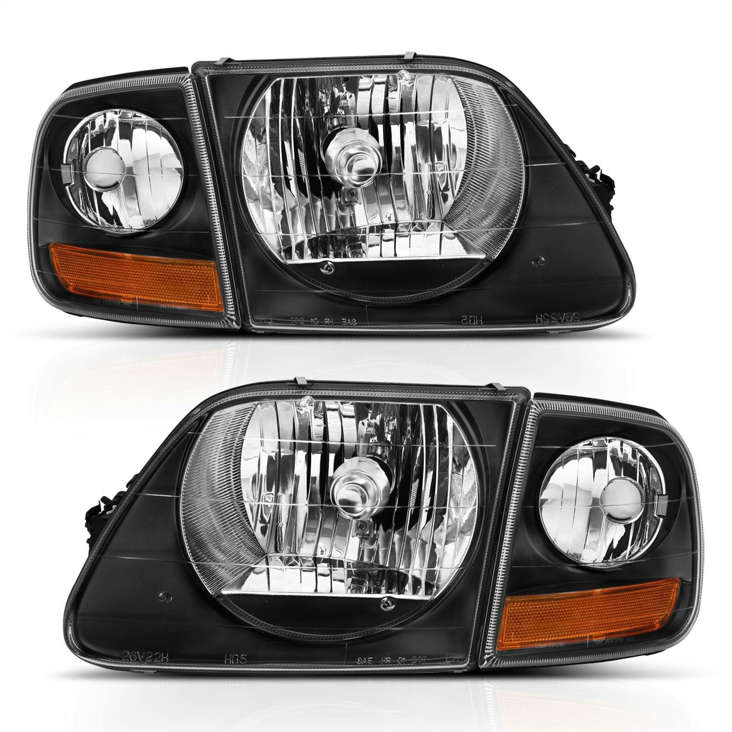 AnzoUSA 111460 Crystal Headlight Set