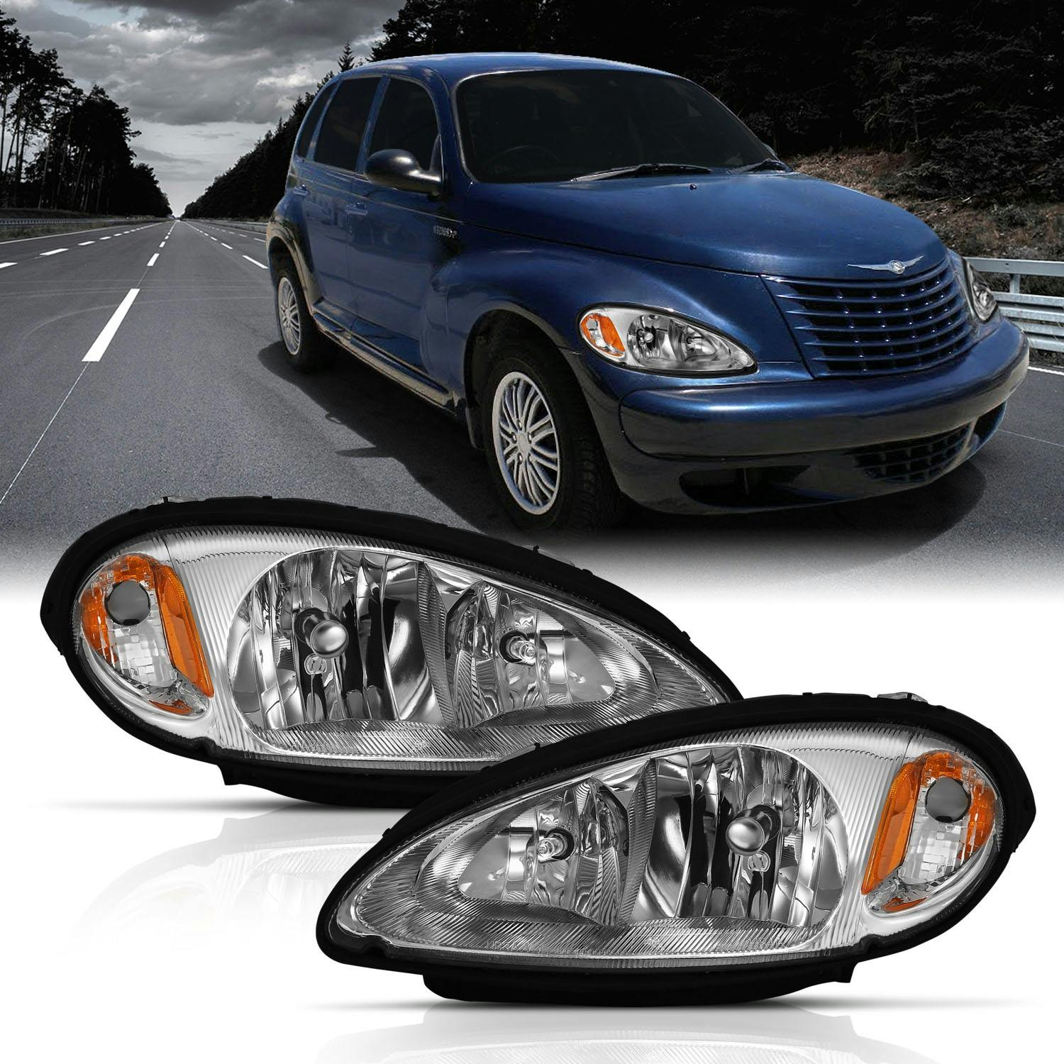 AnzoUSA 111472 Crystal Headlight Set