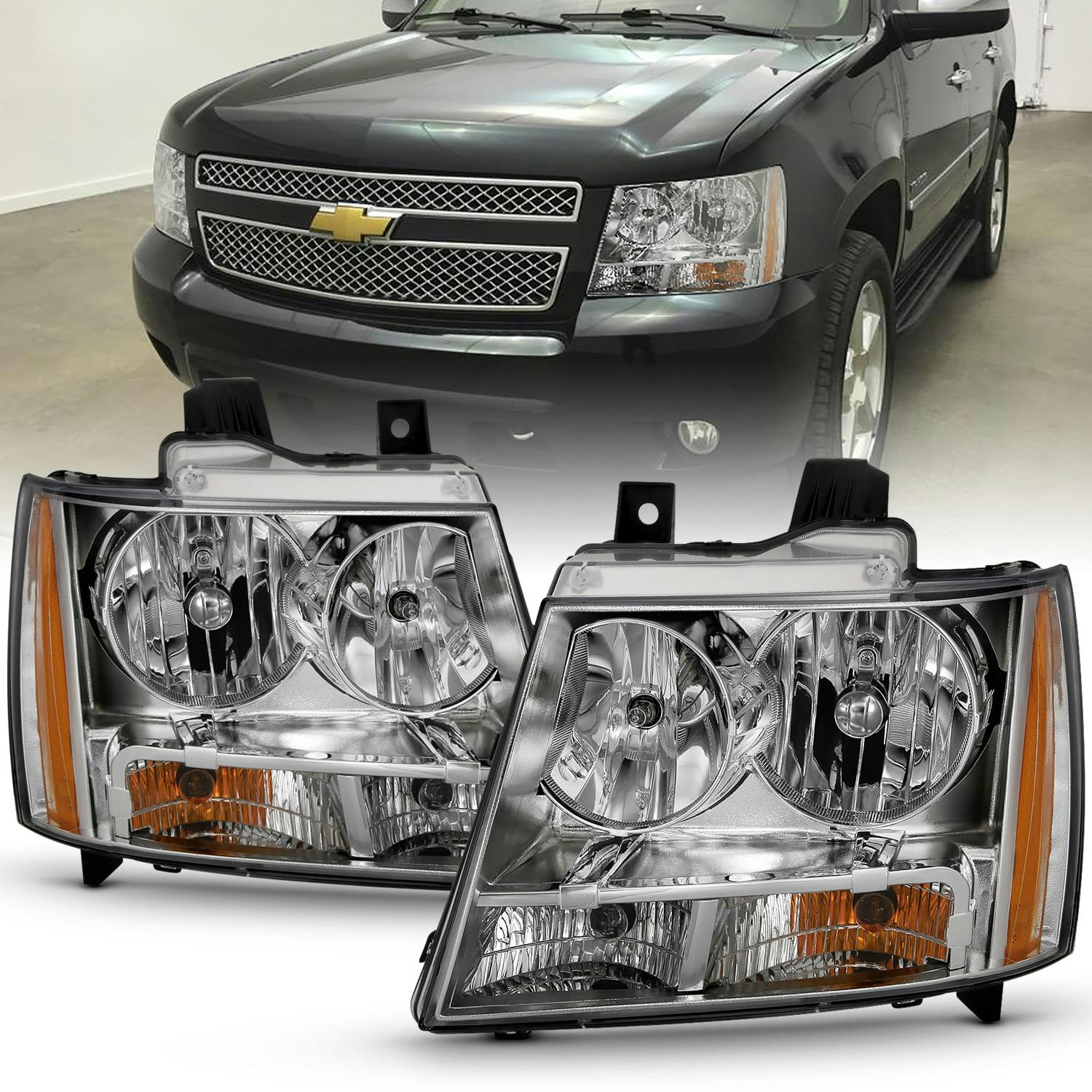 AnzoUSA 111475 Crystal Headlight Set