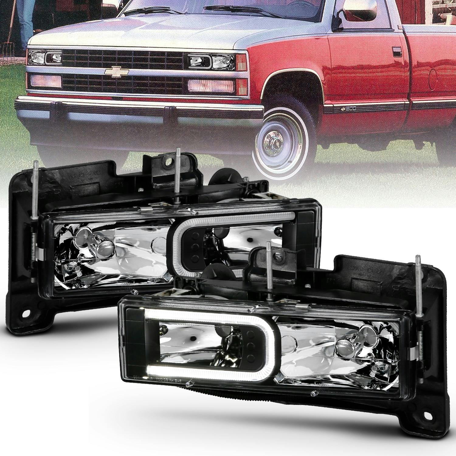 AnzoUSA 111498 Crystal Headlight Set