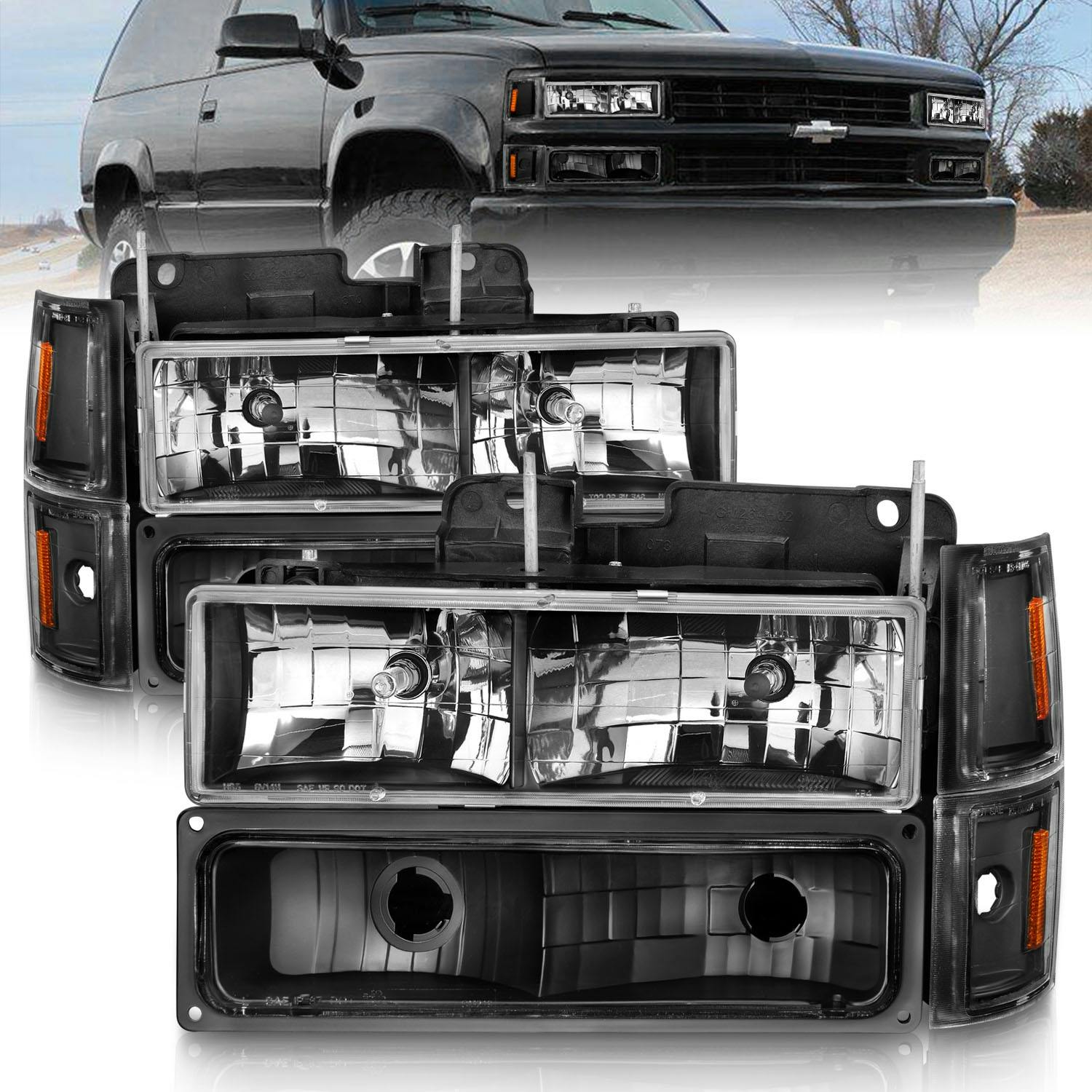 AnzoUSA 111505 Crystal Headlight Set
