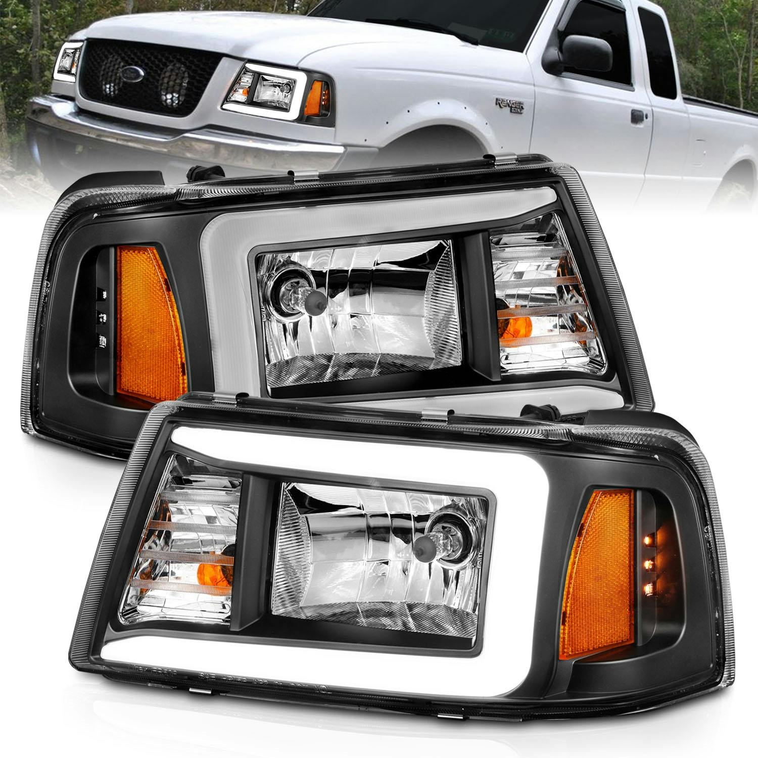 AnzoUSA 111511 Crystal Headlight Set