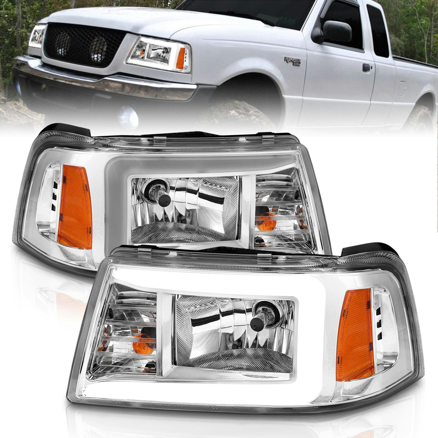 AnzoUSA 111512 Crystal Headlight Set