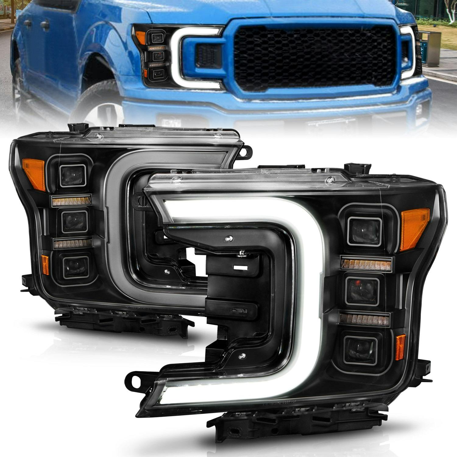AnzoUSA 111519 LED Projector Headlight