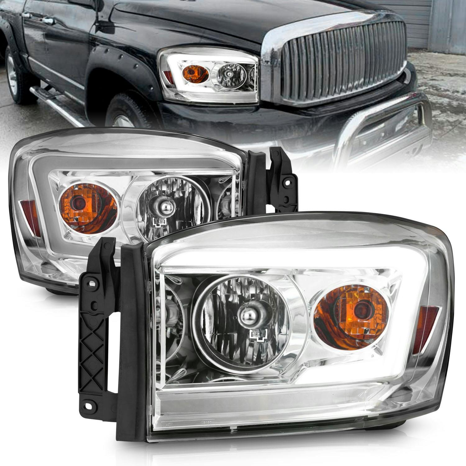 AnzoUSA 111525 Crystal Headlight Set