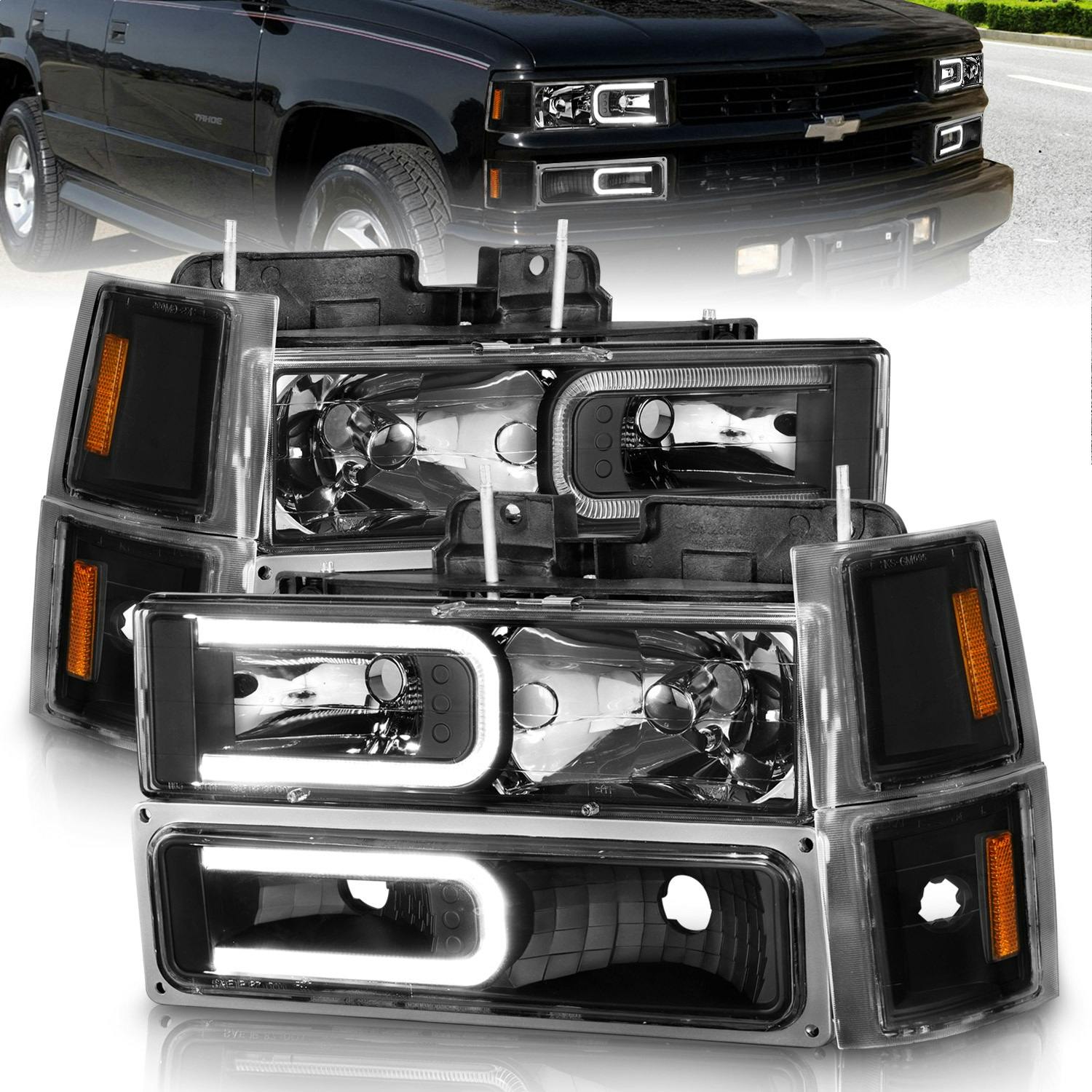AnzoUSA 111528 Crystal Headlight Set