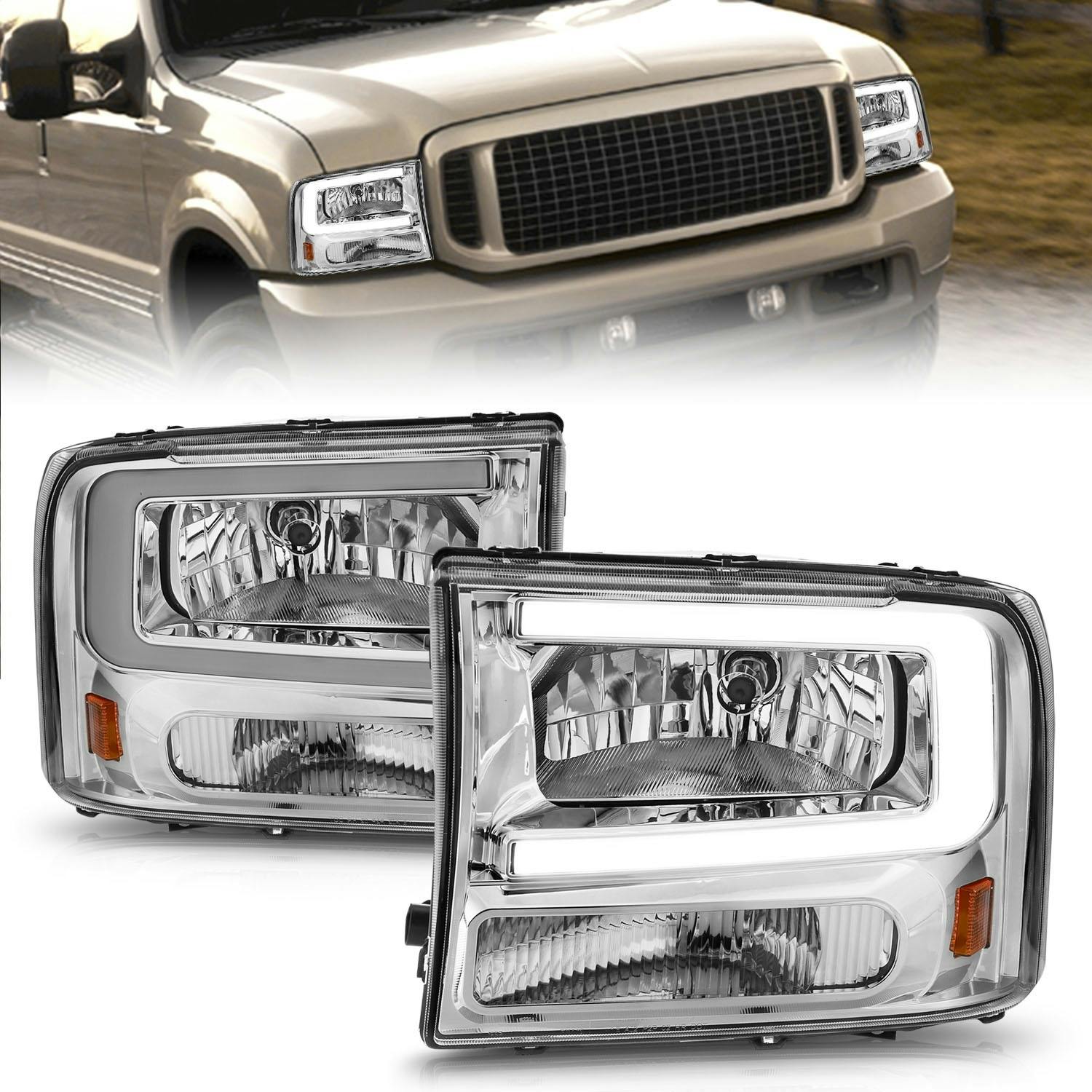 AnzoUSA 111550 Crystal Headlight Set