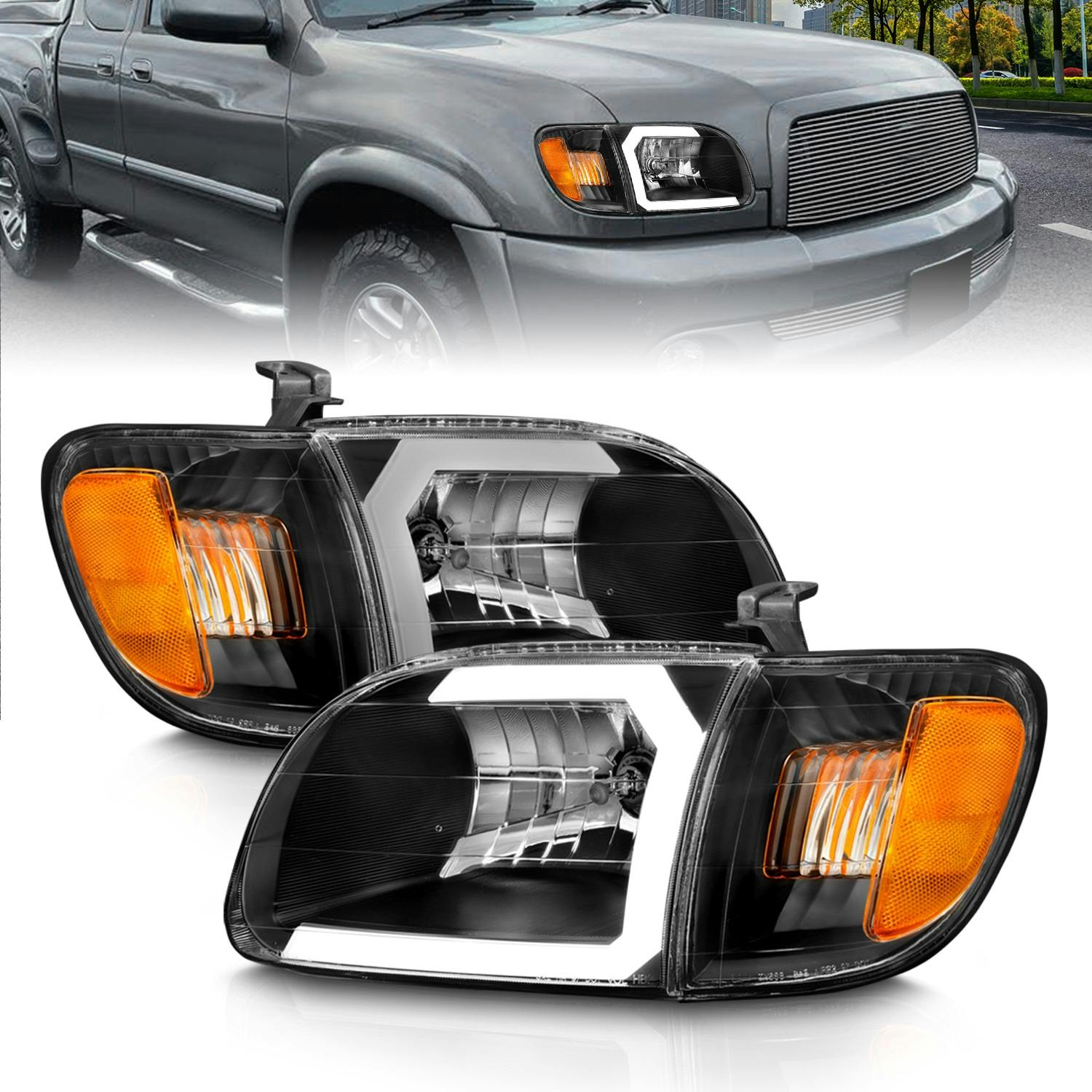 AnzoUSA 111579 Crystal Headlight Set
